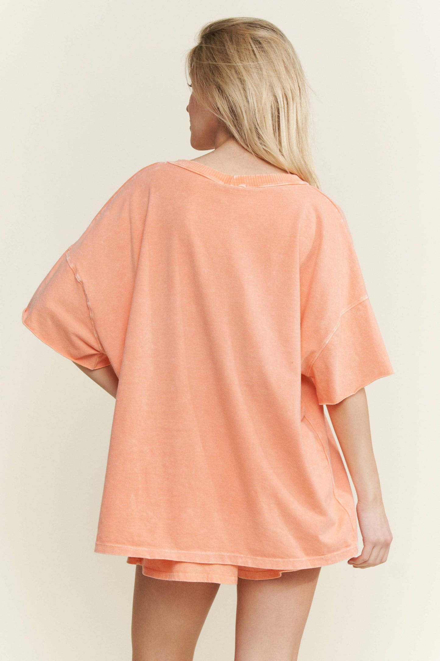 MineralWash VNECK everyday Tshirt HT4166