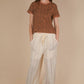 Very J Cotton Lace Bohemian Cargo Pants