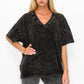 MineralWash VNECK everyday Tshirt HT4166