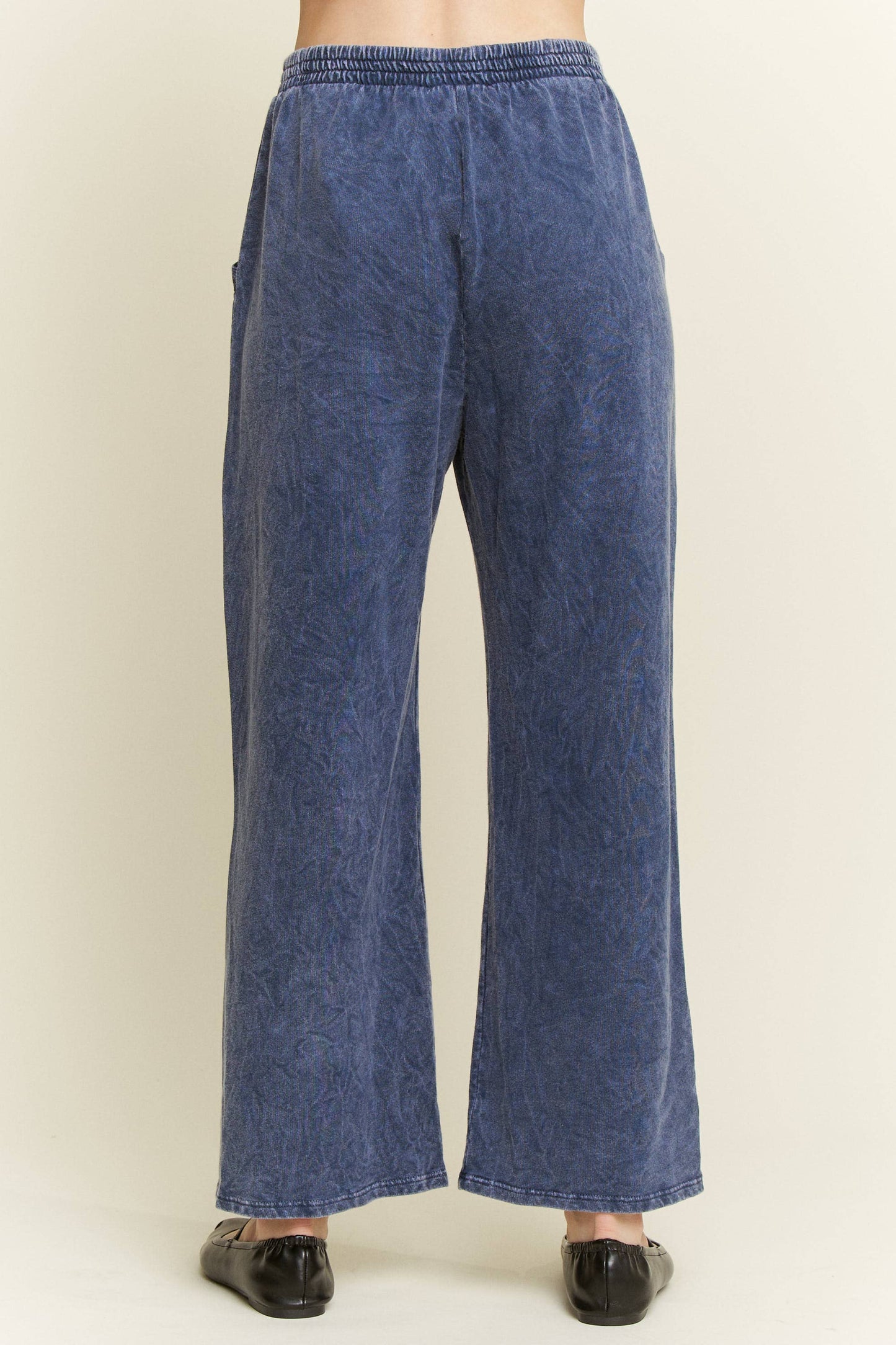 Mineral Washed Studded WideLeg Pocket Pants HP6549
