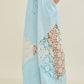 J. Her Mineral Washed Red Floral Lace Pants HP7046