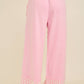 Mineral Washed Flower Daisy Trim LongLeg Pants HP6016P1