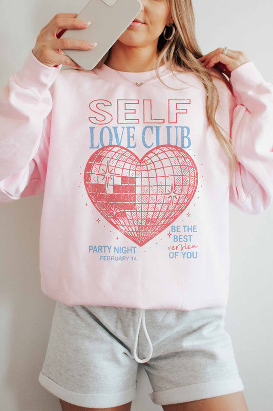 Good Day Street SELF LOVE CLUB OVERSIZED SWEATSHIRT