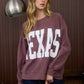 J.O.A TEXAS LONG SLEEVE KNIT TOP