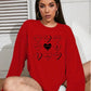 Valentines Heart Sweatshirt