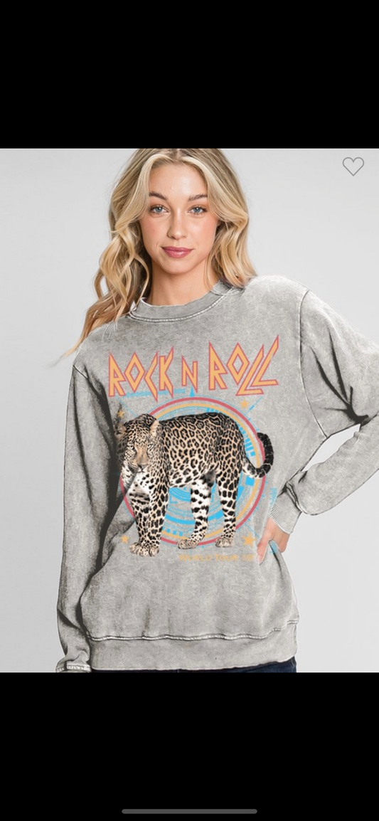 Rock n Roll Tiger Sweatshirt