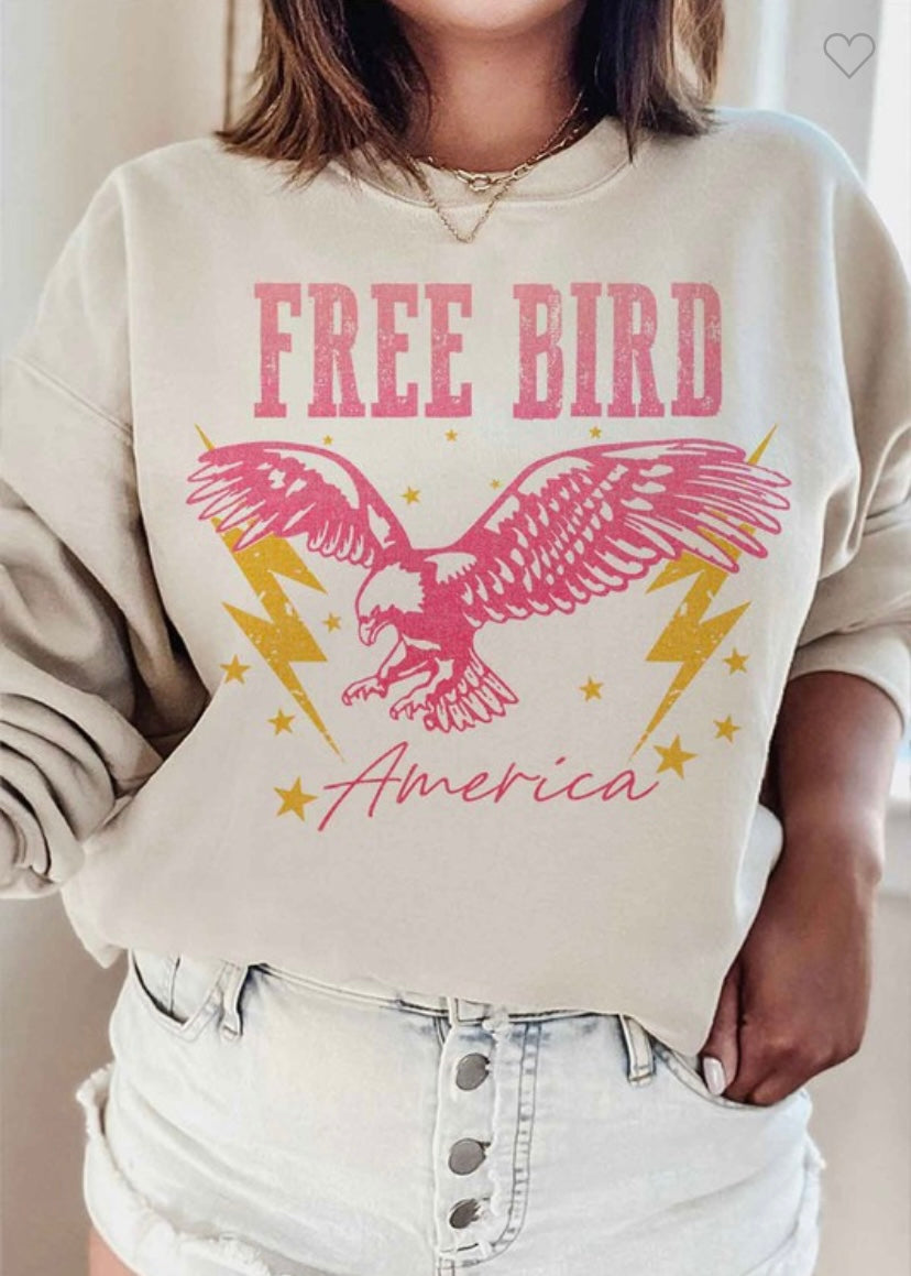 Free Bird Graphic Sweatshirt