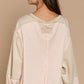 Tracy waffle Knit sweater Top