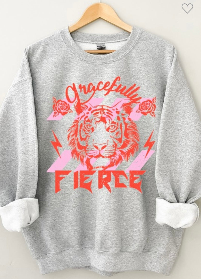 Gracefully Fierce Tiger Sweatshirt