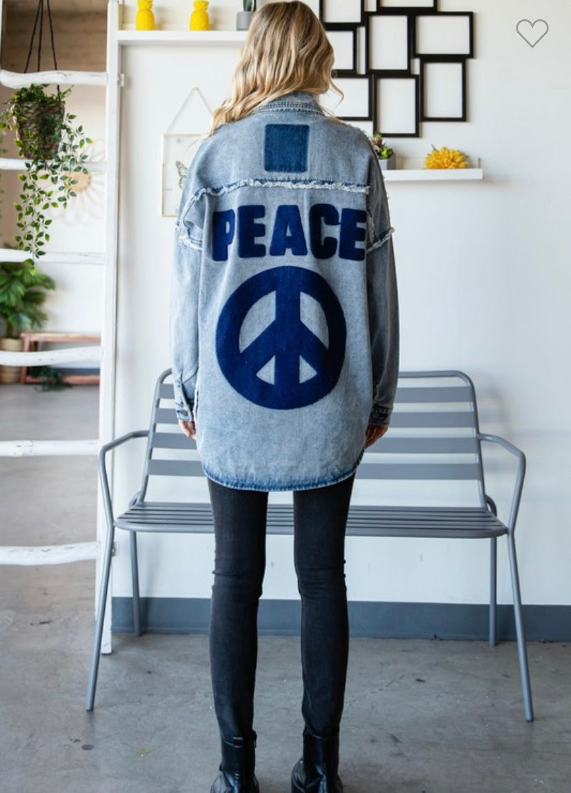 Peace Denim Jacket